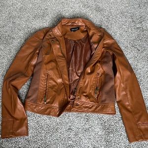 Faux Leather Jacket